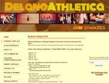Tablet Screenshot of delanoathletica.com